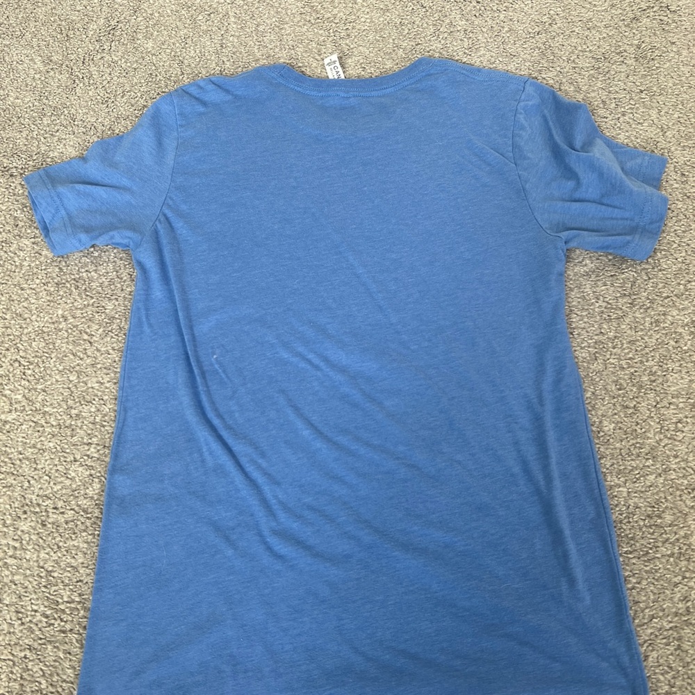 Bella Canvas Blue "Be a Nice Human" Graphic Tee | Coastal Indie Aesthetic - Picture 2 of 8